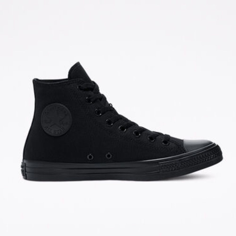 Brand New Never Been Worn All Black High Top Converse